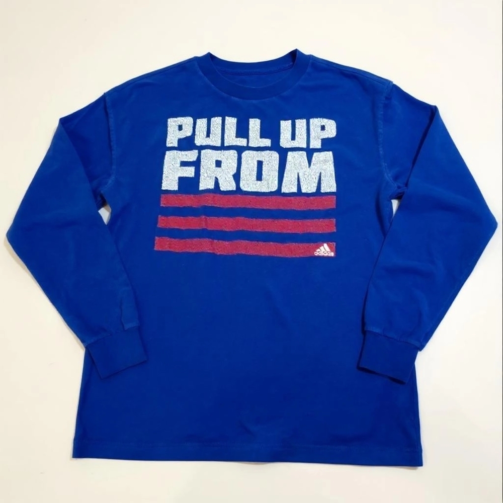ADIDAS Pull up From Sweatshirt Blue size M